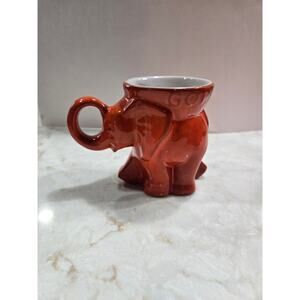 Vintage Republican GOP Elephant Coffee Cup Mug Frankoma 1969 Political Pottery